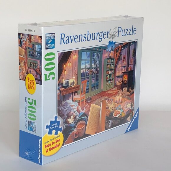 New sealed Ravensburger 500 pcs Large Format Puzzle-Cozy Retreat - Picture 8 of 13
